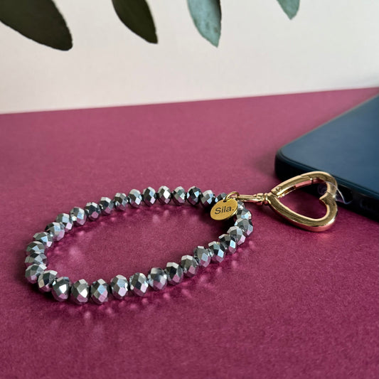 Tasbih phone-argenté