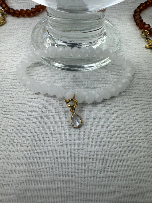 bracelet femme blanc diamant