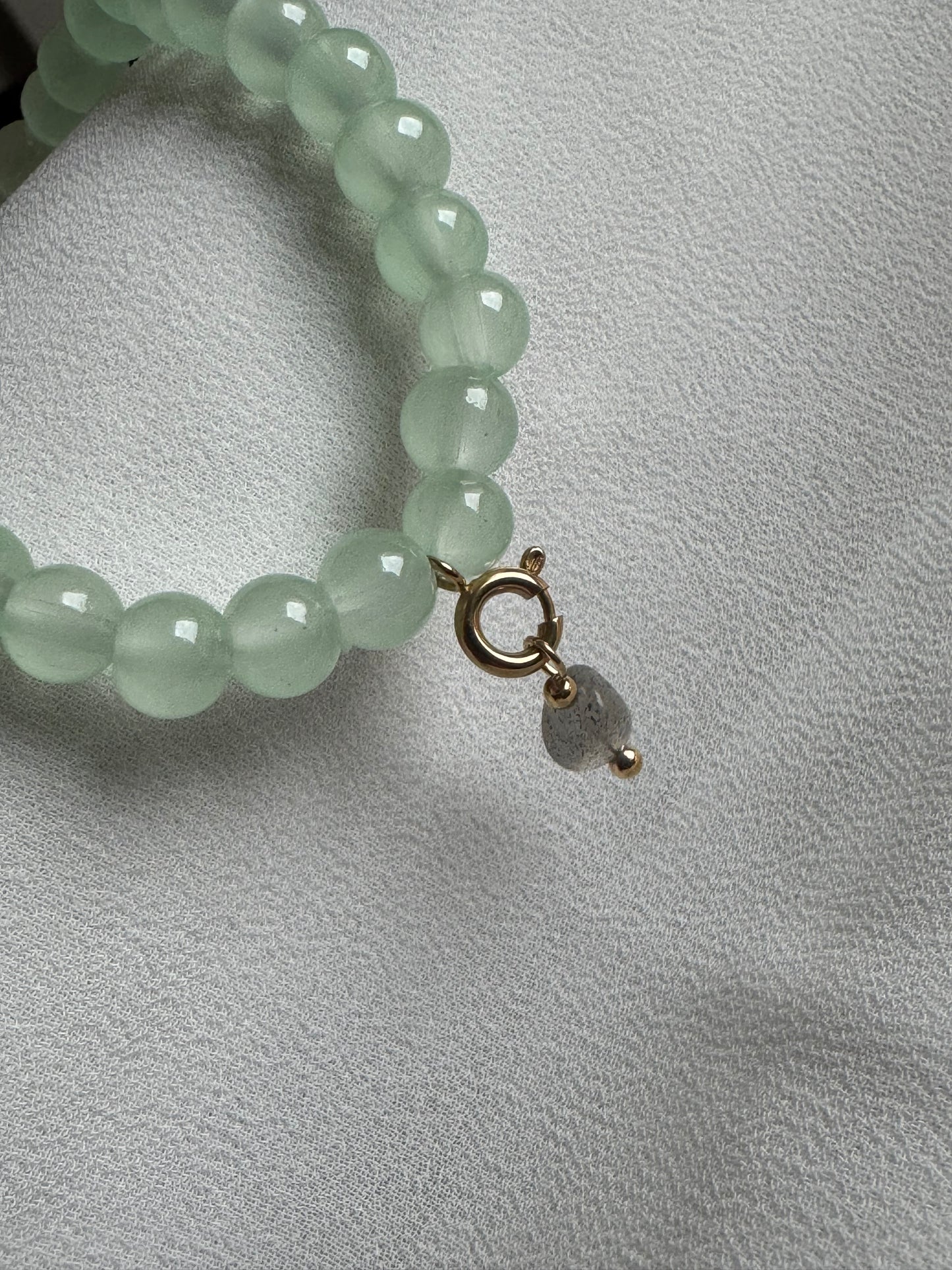 Bracelet tasbih "minimaliste vert"