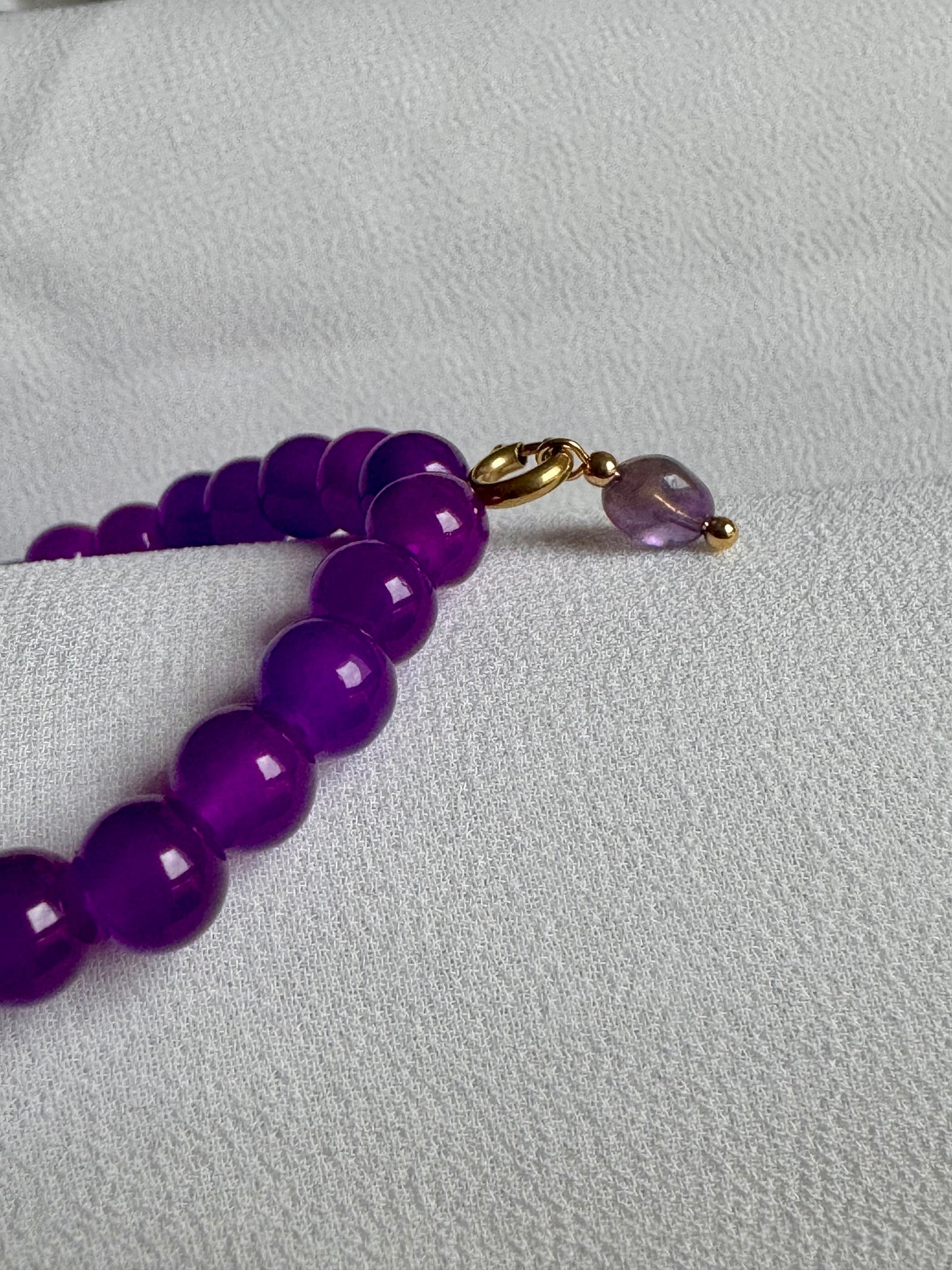 Bracelet tasbih "minimaliste violet"